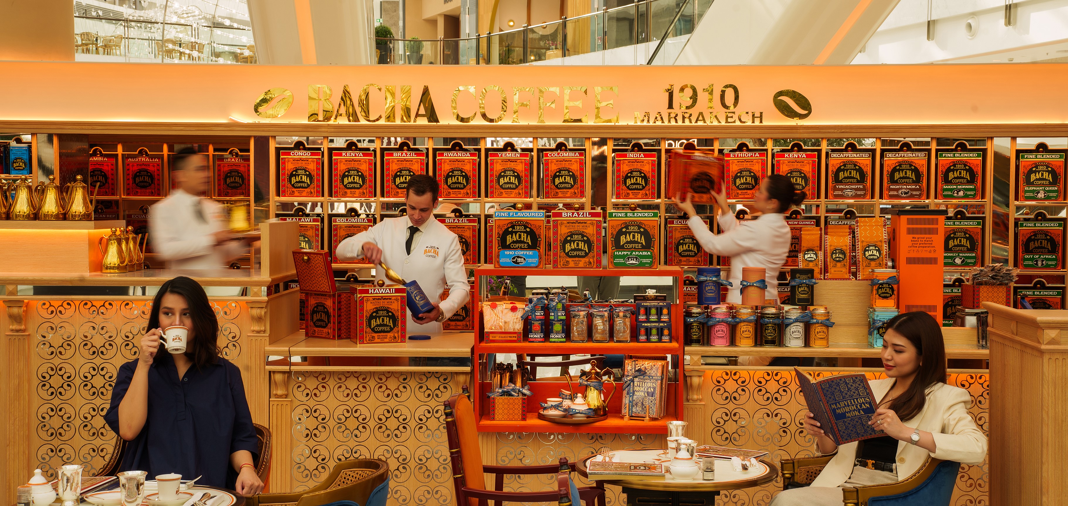 Heritage brand Bacha Coffee premieres in the UAE at The Dubai Mall