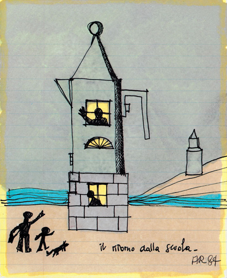 Bacha-coffee-La-Conica-Sketch-Aldo-Rossi