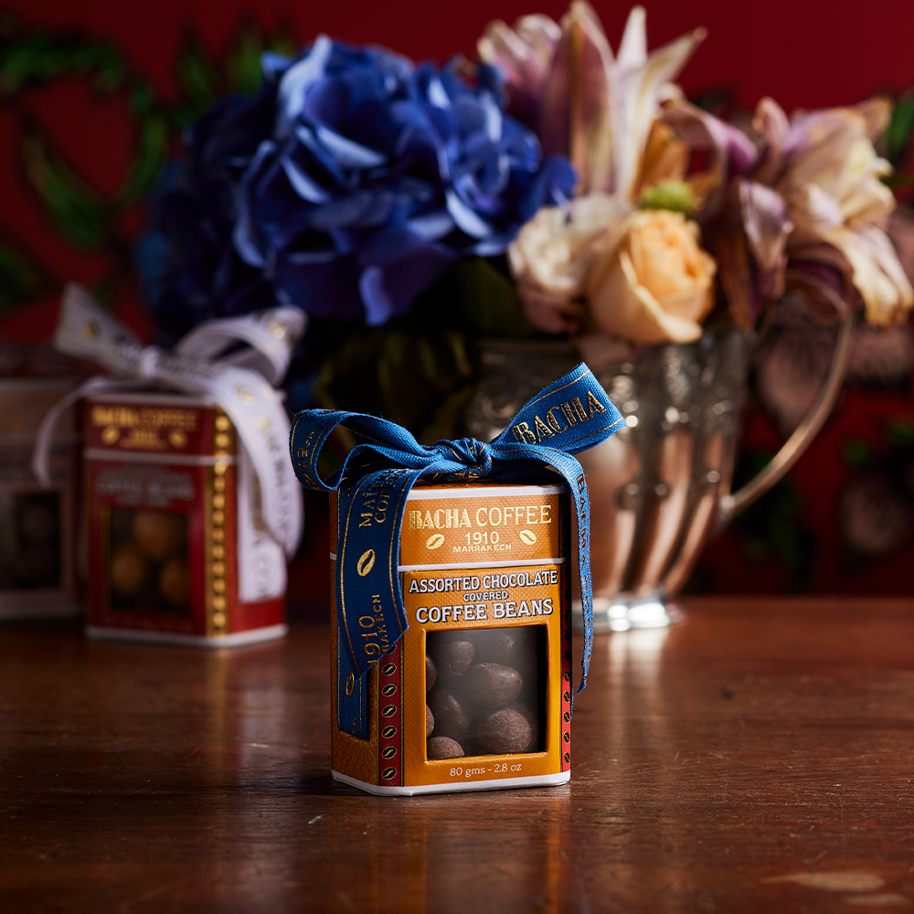 Bacha Coffee - Festive 2026 - 1000x1000-Best Seller - Assorted Chocolate Covered Coffee Beans