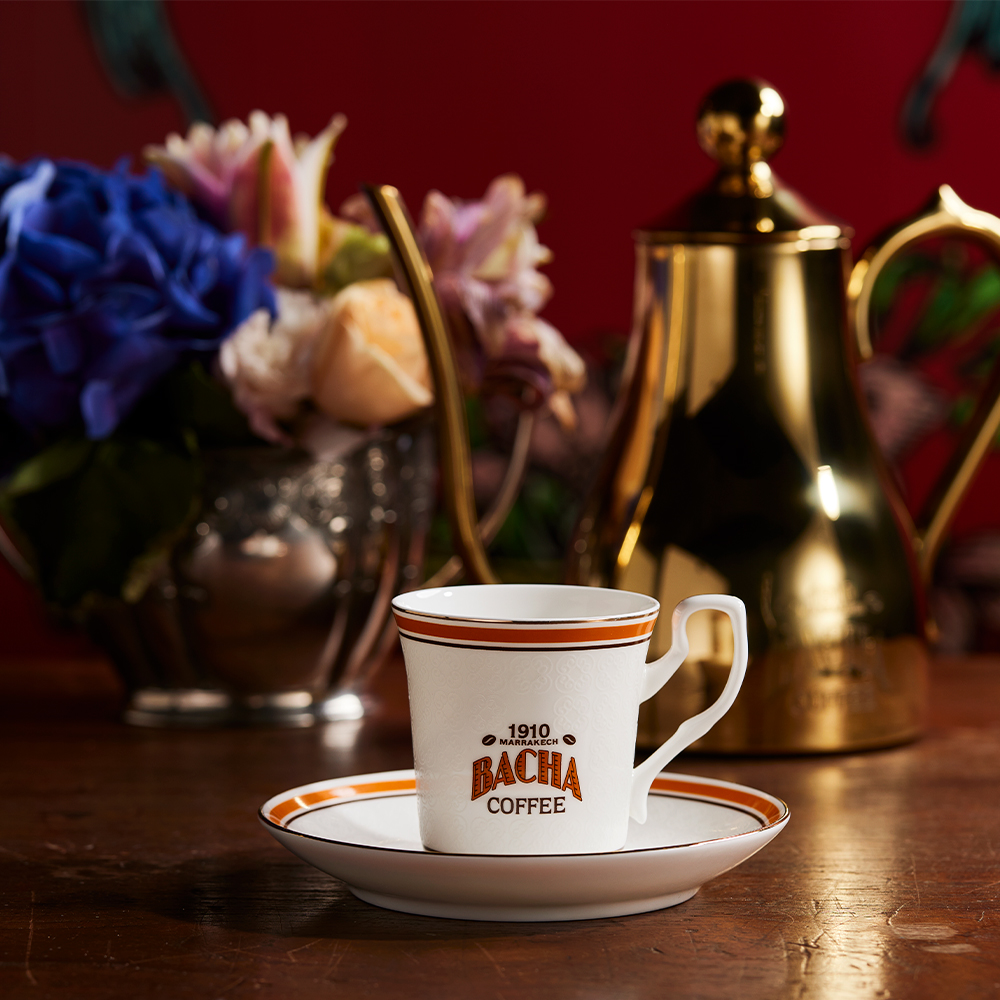 Bacha Coffee - Festive 2026 - 1000x1000-Best Seller - Bacha Heritage Coffee Cup and Saucer