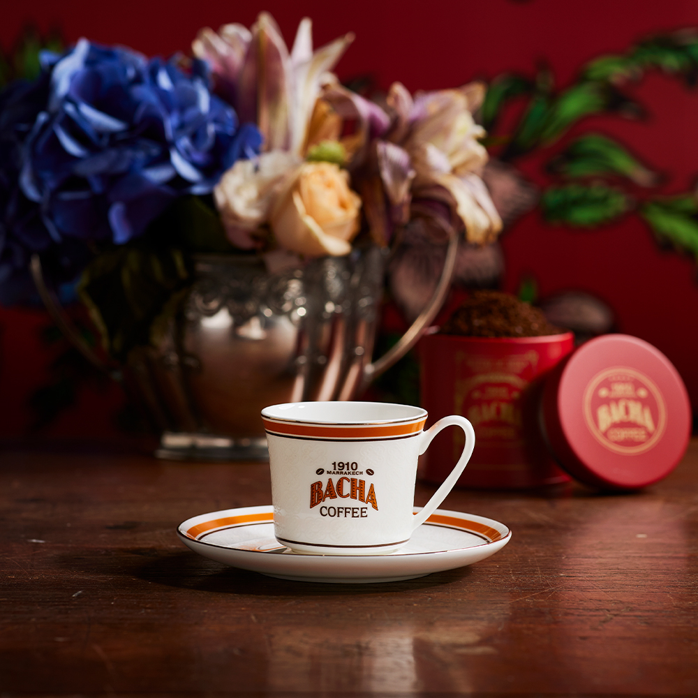 Bacha Coffee - Festive 2026 - 1000x1000-Best Seller - Bacha Heritage Espresso Cup & Saucer