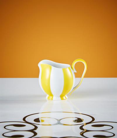 Hoffmann Creamer in Yellow And White