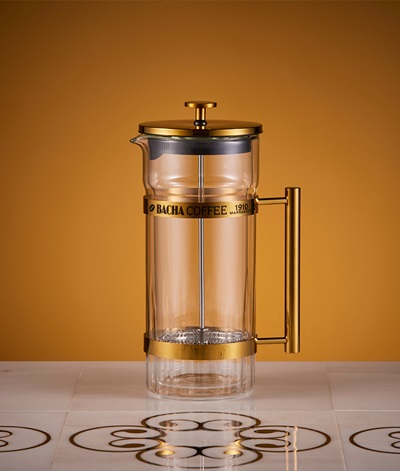 Tokyo Press Coffee Pot in Gold, 1000ml | Coffee Makers, Filters