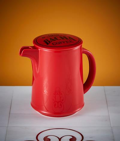 Signore Coffee Pot And Lid in Red