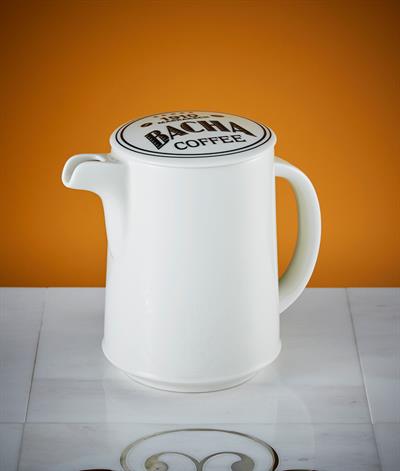Signore Coffee Pot And Lid in White
